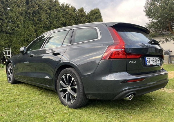 Volvo V60 cena 78900 przebieg: 164000, rok produkcji 2018 z Zawiercie małe 407